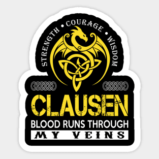 CLAUSEN Sticker